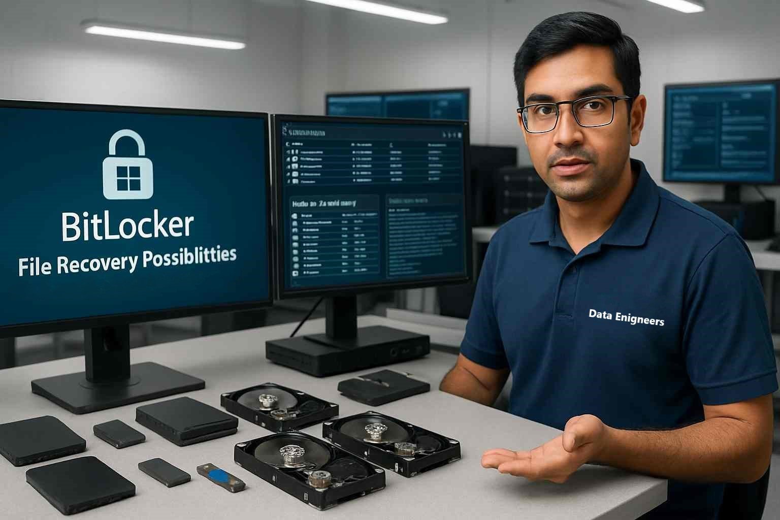 BitLocker advanced forensic decryption access volumes rebuild corrupted FVE metadata extract recoverable files secure SSD HDD encrypted drive data recovery expert www.dataengineers.in