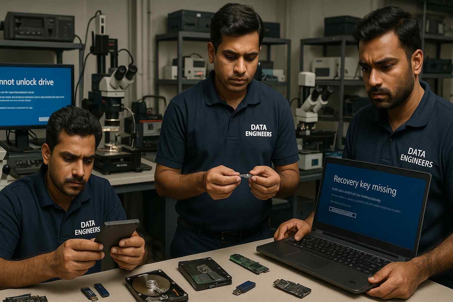 BitLocker recovery lost password recovery key missing Microsoft