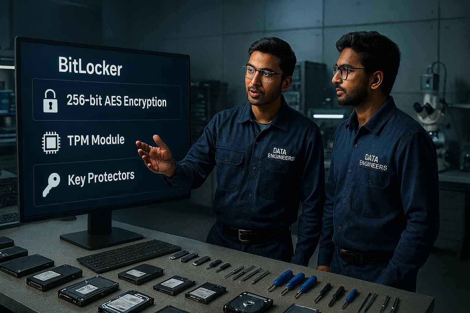 Recover encrypted Windows SSD HDD