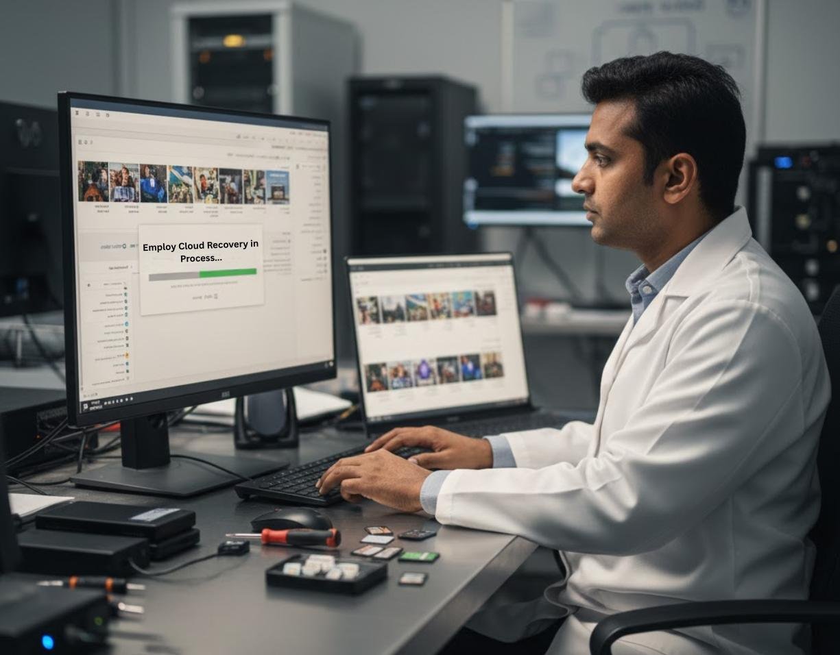 cloud photo backup recovery google photos icloud onedrive restore 