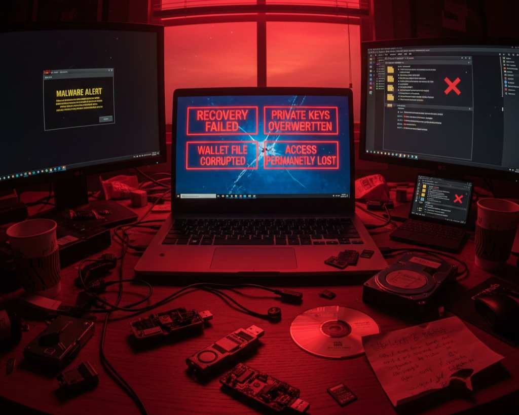 crypto wallet recovery risks diy lost password corrupted wallet.dat overwritten keys sensitive data forensic secure recovery India www.dataengineers.in